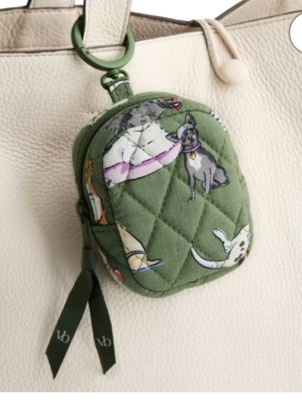 Vera Bradley Essential Bag Charm for Airpods - Dog Park - Picture 2 of 6